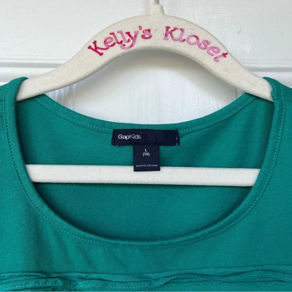 •Gap Kids• Girls Sequin Trimmed Long Sleeve Top - Size 10 (Medium)